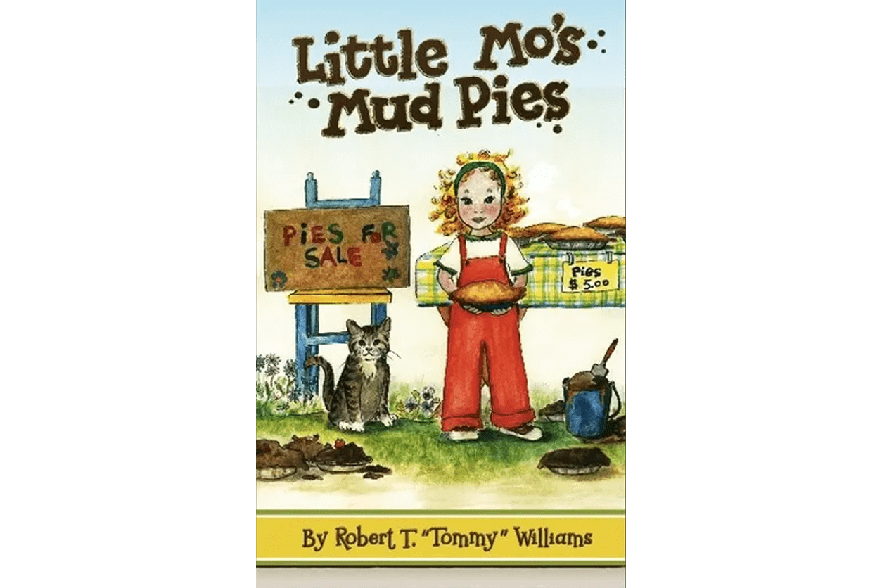 Little Mos Mud Pies book cover on a white background